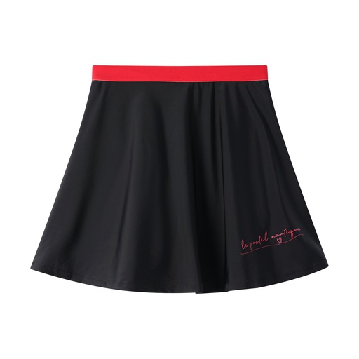 [S25-SBSG502-BK] SWIM SKIRT WITH TRIM