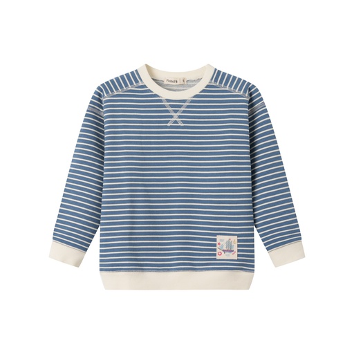 [S25-WUT504-BS] STRIPED SWEATSHIRT