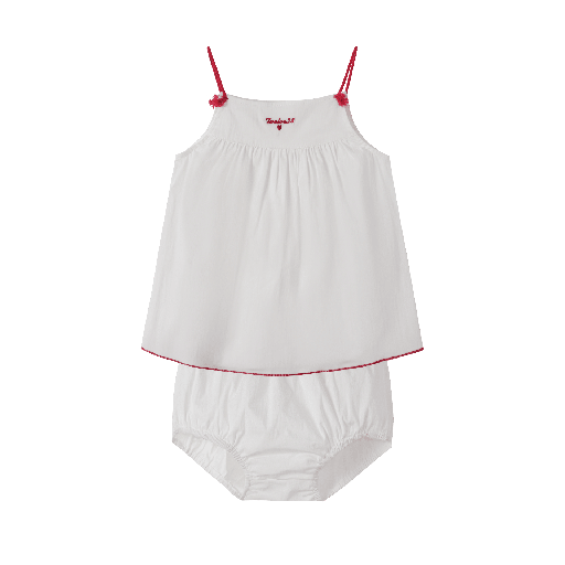 [S25-WBG518-WH] HIGH YOKE BLOOMER SET