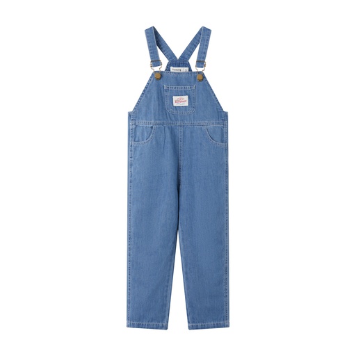 [S25-WBB507-DM] LONG ROMPER WITH CENTER POCKET