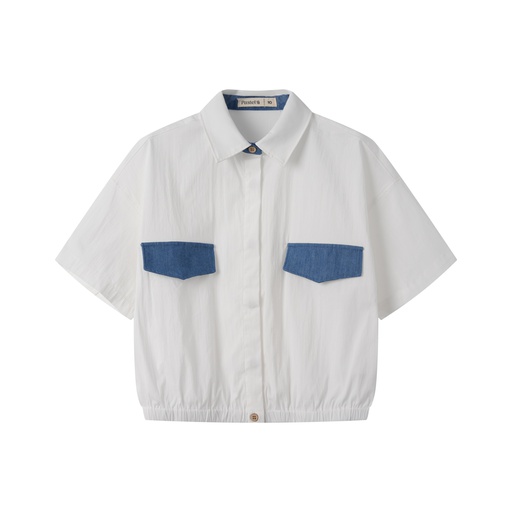 [S25-WGT522-WH] BUTTON DOWN SHIRT