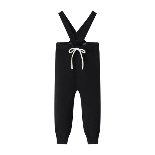 [S25-MBU501-BK] SUSPENDER LEGGING WITH BOW