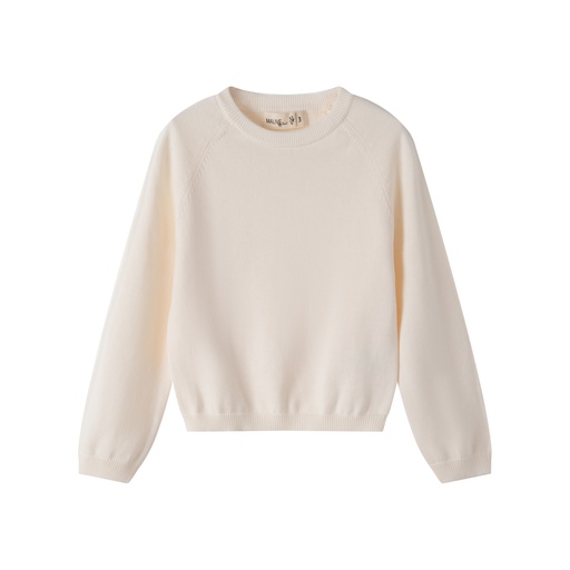 [S25-MGT504-CR] RUFFLE COLLAR SWEATER