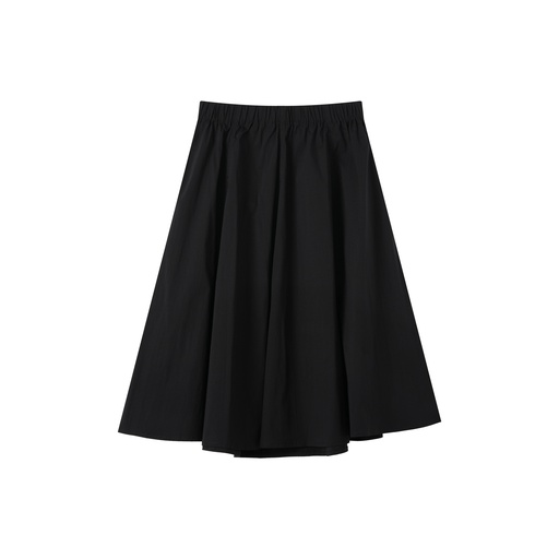 [S25-WS506-BK] PANELED CIRCLE SKIRT