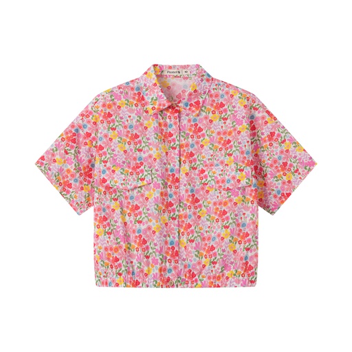 [S25-WGT522-FM] BUTTON DOWN SHIRT WITH POCKETS