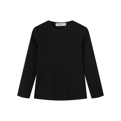 RIBBED LONG SLEEVE TEE