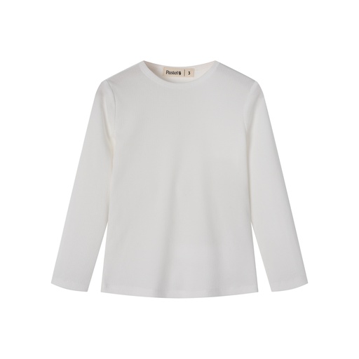 [BS-TS15-CR] RIBBED LONG SLEEVE TEE