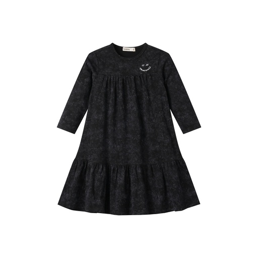 [S25-WD510-BK] 1223 SMILING SWEAT DRESS