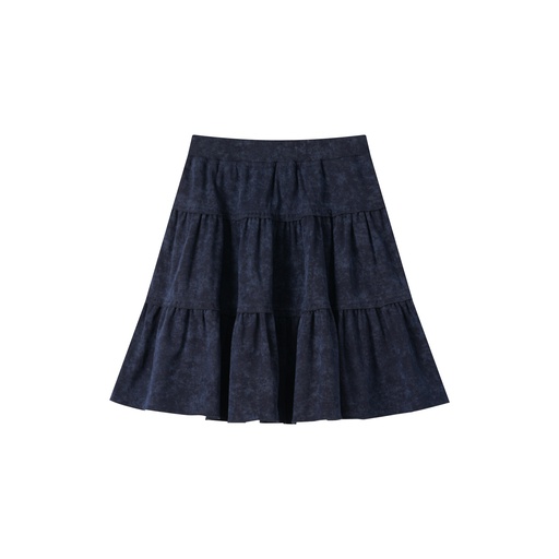 [S25-WS513-NV] TIERED JERSEY SKIRT