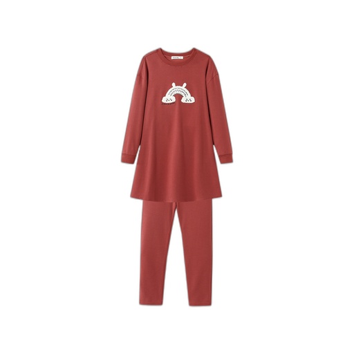 [F26-NS601-RT] COZY RAINBOW NIGHTSHIRT
