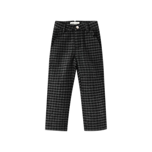 [F26-MBP601-GC] DARK CHECKERED DRESS PANT