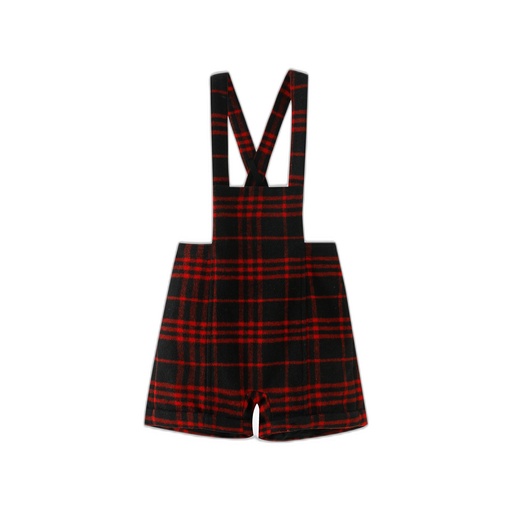 [F26-MBB602-RP] RED PLAID SHORTAL