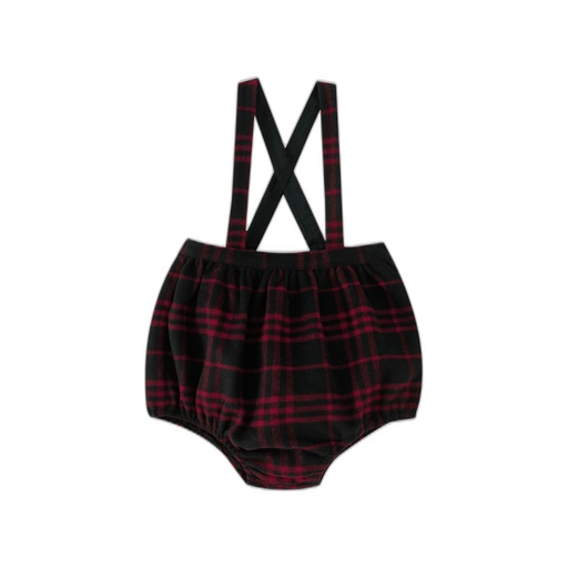 [F26-MBG602-RP] RED PLAID BLOOMER