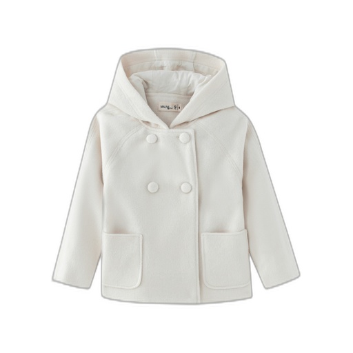 [F26-MOU602-CR] DOUBLE BREASTED WOOL JACKET