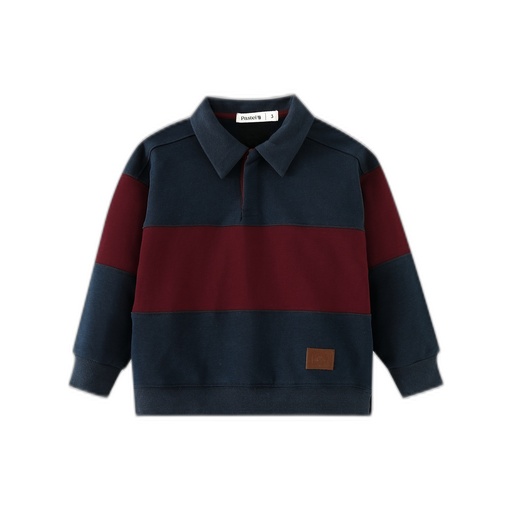 [F26-WBT601-BS] BOLD STRIPED POLO