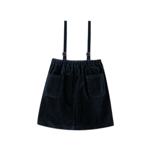 [F26-WJ604-NV] THIN STRAPPED CORDUROY JUMPER