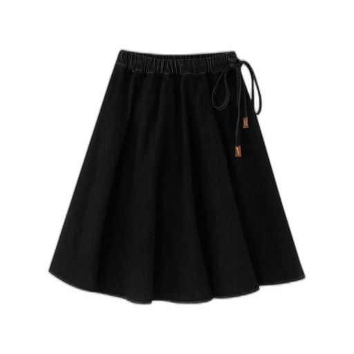 [F26-WS606-BD] CIRCLE SKIRT WITH TIE
