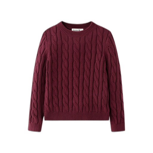 [F26-WSW603-BG] CABLE SWEATER