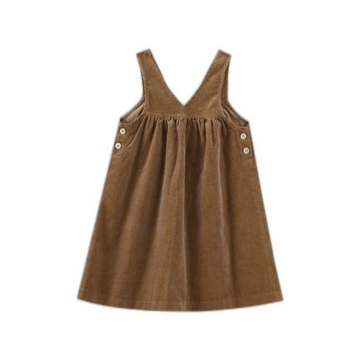 [F26-WJ603-MC] V NECK YOKE CORDUROY JUMPER