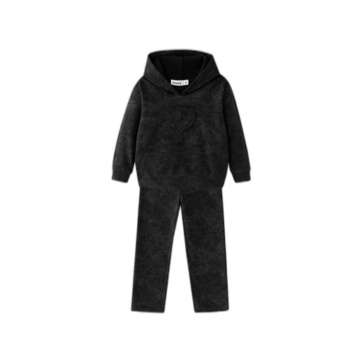 [F26-WBB605-BK] &quot;P&quot; EMBLEM TIE DYE TRACKSUIT