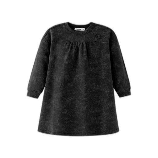 [F26-WD603-BK] HIGH YOKE TIE DYE DRESS