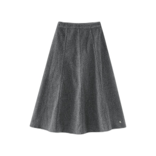 [IF26-S21-GR] WOOL CIRCLE SKIRT