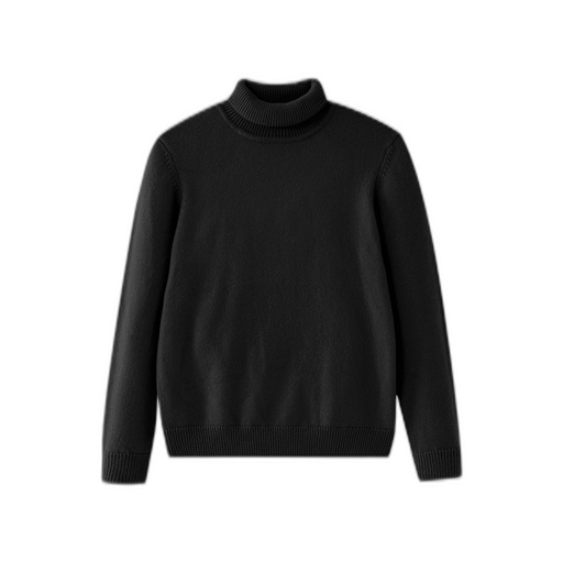 [IF26-TI-BK] TURTLENECK SWEATER