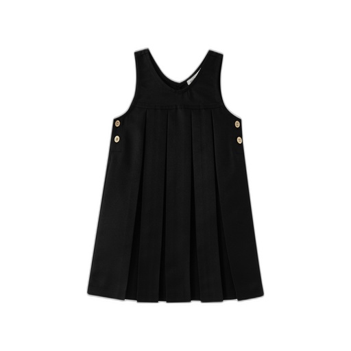 V NECK PLEATED JUMPER