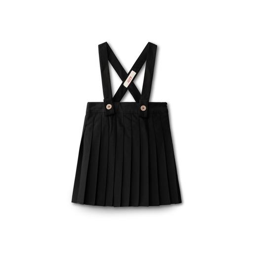 Pleated Suspender Skirt