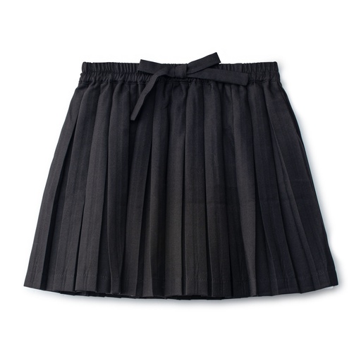 [BS-S14A] Box Pleated Elastic Waist Skirt