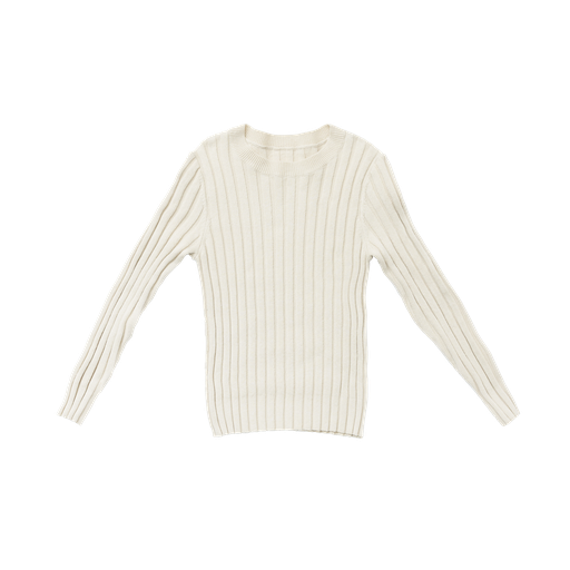 [BS-MNTU50] Long Sleeve Ribbed Sweater