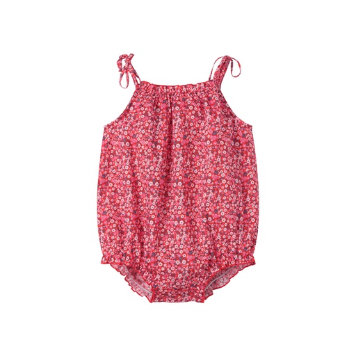 FLORAL TIE SHOULDER ROMPER