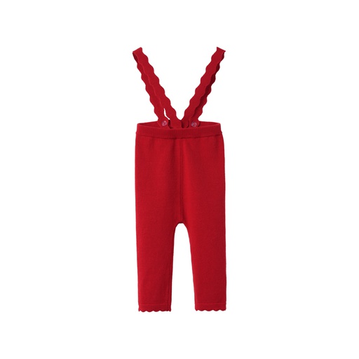 SUSPENDER LEGGING WITH SCALLOPED EDGING