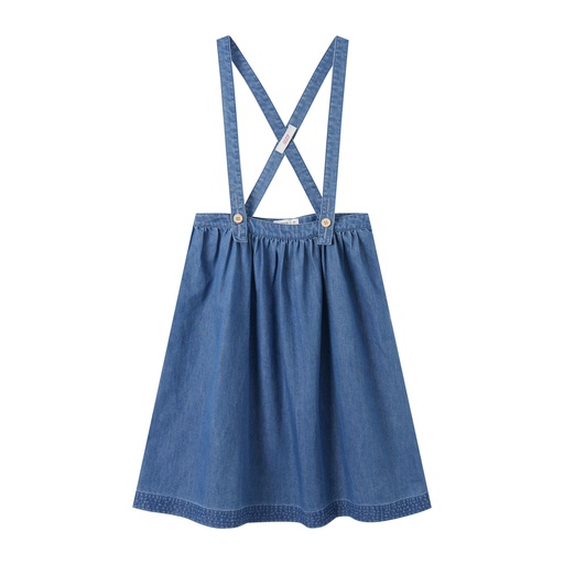 CIRCLE SKIRT WITH SUSPENDERS