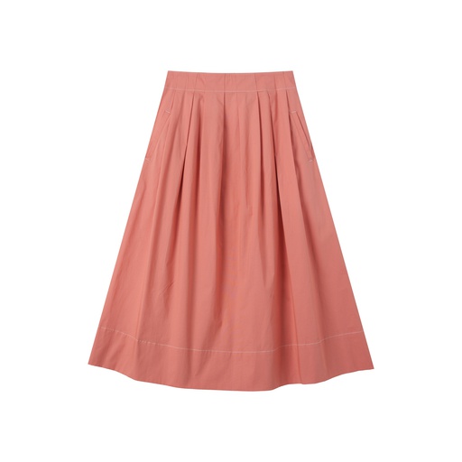 MIDI SOFT PLEATED SKIRT