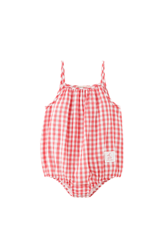 Gingham Romper
