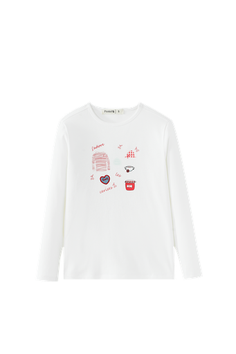T-Shirt With Cherry Icons