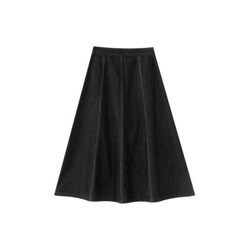 Paneled Midi Skirt