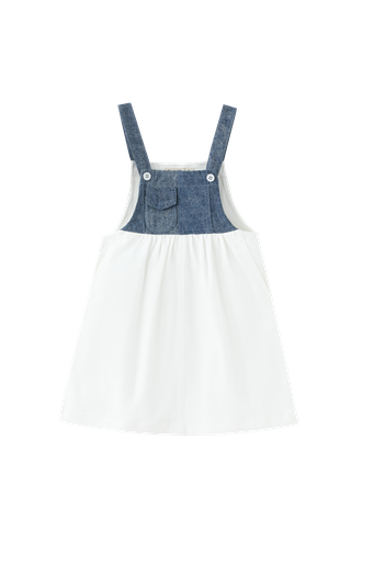 Colorblock Denim Jumper