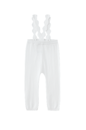 Scalloped Edge Suspender Legging