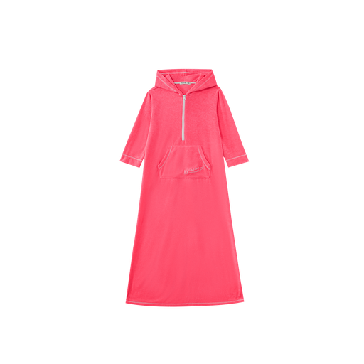 Long Swim Robe With Center Pocket