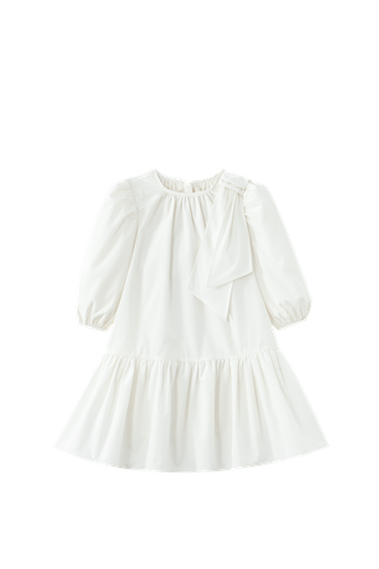 Taffeta Dress With Side Tie