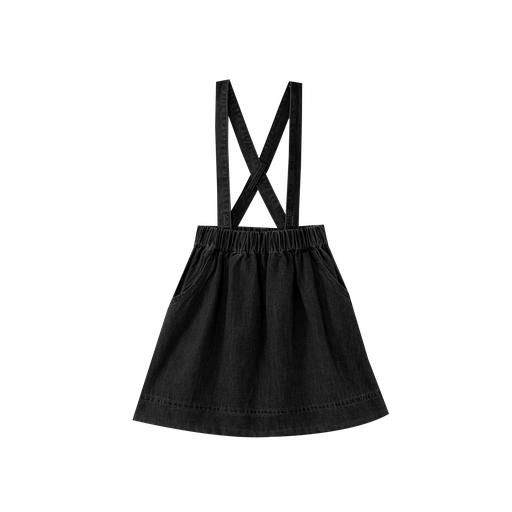 Suspender Skirt With Pockets