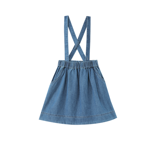 Suspender Skirt With Pockets