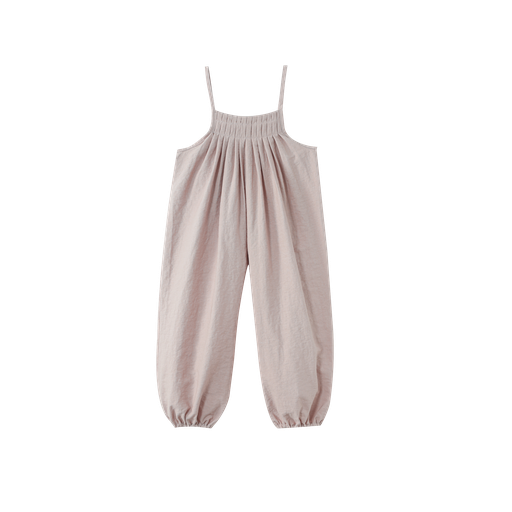 Long Romper With Tucks